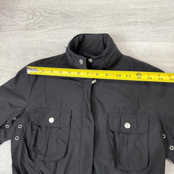 United Colors Of Benetton Black Utility Jacket Size 42 US 6 - Picture 11 of 17